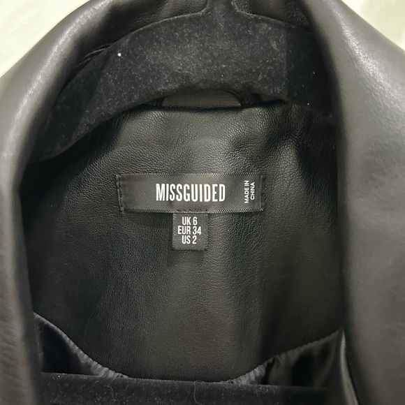Misguided leather Jacket - Picture 2 of 2